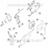 FILTRE A AIR pour KTM 250 SX de 2010