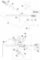 GUIDON / COMMANDES pour KTM 250 SX de 2010