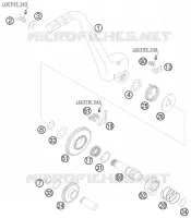 KICK pour KTM 250 SX de 2010