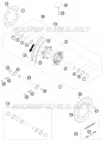 ROUE ARRIERE pour KTM 250 SX de 2010