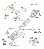 BOITE A CLAPETS pour KTM 250 SX de 2000
