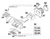 BOITE A CLAPETS pour KTM 250 SX de 1999