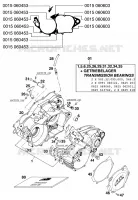CARTER MOTEUR pour KTM 250 SX de 1999