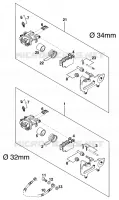 ETRIER DE FREIN AR pour KTM 250 SX de 1999