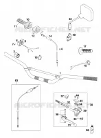 GUIDON / COMMANDES pour KTM 250 SX de 1999