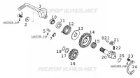 KICK pour KTM 250 SX de 1999