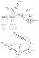 VALVE D'ECHAPPEMENT pour KTM 250 SX de 1999