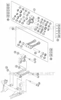 BIELLETTE D'AMORTISSEUR PRO LEVER pour KTM 150 SX de 2012