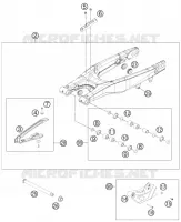 BRAS OSCILLANT  pour KTM 150 SX de 2012