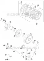 EMBRAYAGE pour KTM 150 SX de 2012