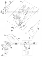 FILTRE A AIR pour KTM 150 SX de 2012