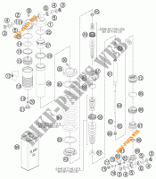 AMORTISSEUR (PIECES) pour KTM 85 SX 19/16 de 2012