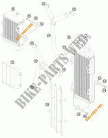 CIRCUIT DE REFROIDISSEMENT pour KTM 85 SX 19/16 de 2012