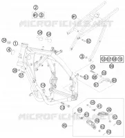 CADRE pour KTM 85 SX 17/14 de 2011