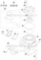 CYLINDRE pour KTM 85 SX 17/14 de 2011