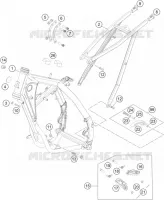 CADRE pour KTM 85 SX 19/16 de 2014