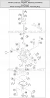 CARBURATEUR pour KTM 85 SX 19/16 de 2014