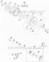EMBRAYAGE pour KTM 85 SX 19/16 de 2014