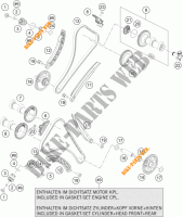 DISTRIBUTION pour KTM 1290 SUPER DUKE R ORANGE ABS de 2016