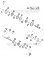 TRANSMISSION  65 ktm-moto 2012 SX 27
