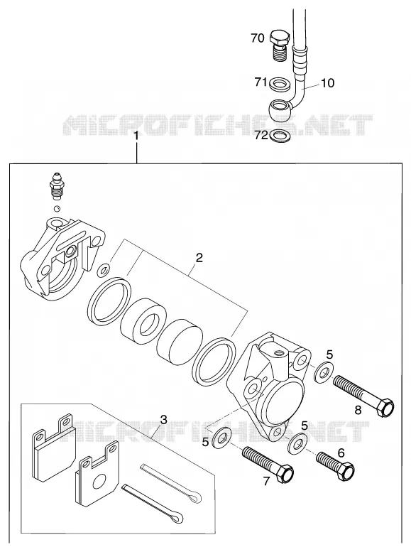 Plaquettes De Frein Avant Pour KTM SX 65 (2002-2020) - Neuf Générique