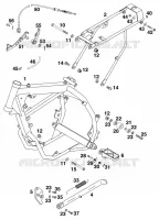 CADRE pour KTM 65 SX de 1998