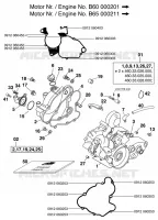 CARTER MOTEUR pour KTM 65 SX de 1998