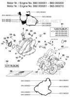 CARTER MOTEUR pour KTM 65 SX de 1998