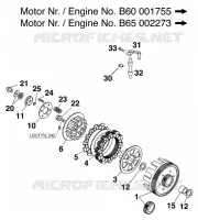 EMBRAYAGE pour KTM 65 SX de 1998