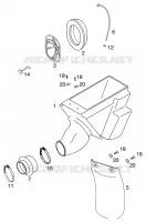 FILTRE A AIR pour KTM 65 SX de 1998