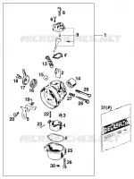 CARBURATEUR pour KTM 50 SX MINI ADVENTURE de 2001