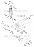 BRAS OSCILLANT  pour KTM 50 SX PRO SENIOR LC de 2003