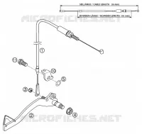 MAITRE CYLINDRE DE FREIN ARRIERE pour KTM 50 SX PRO SENIOR LC de 2003
