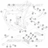 CADRE pour KTM 50 SX JUNIOR de 2008