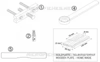 OUTILLAGE SPECIFIQUE (MOTEUR) pour KTM 50 SX JUNIOR de 2008