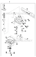 CARBURATEUR pour KTM 50 SX JUNIOR de 2000