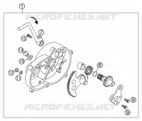 CARTER EMBRAYAGE pour KTM 50 SENIOR ADVENTURE de 2002