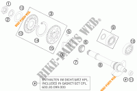 ARBRE D'EQUILIBRAGE pour KTM 990 SUPER DUKE R de 2013