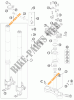 FOURCHE / T DE FOURCHE pour KTM 990 SUPER DUKE R de 2013