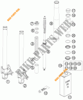 FOURCHE (PIECES) pour KTM 990 SUPER DUKE R de 2013