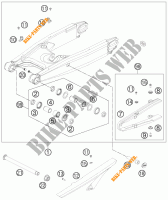 BRAS OSCILLANT  pour KTM 990 SUPER DUKE R de 2012