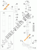 FOURCHE / T DE FOURCHE pour KTM 990 SUPER DUKE R de 2012