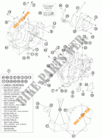 CARTER MOTEUR pour KTM 990 SUPER DUKE R de 2012