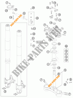 FOURCHE / T DE FOURCHE pour KTM 990 SUPER DUKE R de 2012