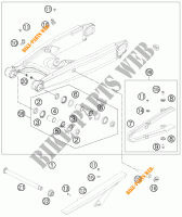 BRAS OSCILLANT  pour KTM 990 SUPER DUKE R de 2012