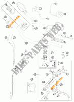 GUIDON / COMMANDES pour KTM 990 SUPER DUKE R de 2012