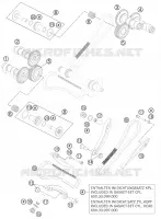DISTRIBUTION pour KTM 990 SUPER DUKE R de 2011