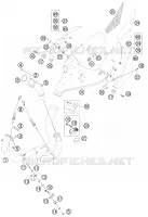 ECHAPPEMENT pour KTM 990 SUPER DUKE R de 2011