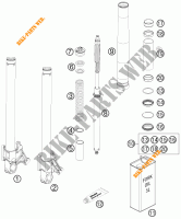 FOURCHE (PIECES) pour KTM 990 SUPER DUKE R de 2011