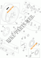 ROUE ARRIERE pour KTM 990 SUPER DUKE R de 2011